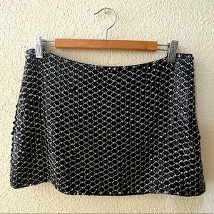 Parker Mini Skirt (hand beaded)